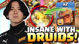 KLAUS unveils GENIUS NEW ATTACK using DRUIDS! Clash of Clans