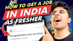 How to get the FIRST JOB as a FRESHER