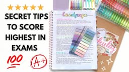 Top 10 exam tips to get A+ ✨without studying✨💯 study tips