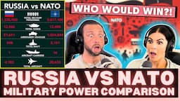 NATO IS NOTHING WITHOUT THE USA?! First Time Reacting To Russia vs NATO military power comparison!