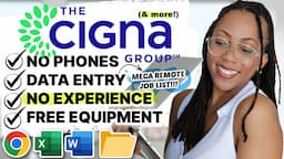 Cigna is Hiring! 🎉 | Get Paid $ 30/hr | Work From Home Jobs No Phones, No Experience, Data Entry