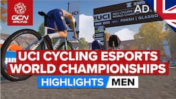 Who Will Win Rainbow Jersey? | UCI Cycling Esports World Championships 2023 Highlights - Men