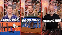 3 Levels of Chef Build Their Dream Knife Kit