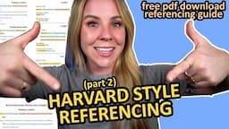 The Basics of Referencing in Harvard Referencing Style