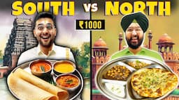 North Indian Vs South Indian Food Eating Challenge 🔥|| FoodieWe 24hrs Challenge