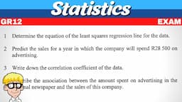 Statistics Grade 12 Exam Questions