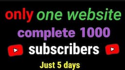 how to get 1000 subscbers on youtube | subscbers increase new method 2022 தமிழில்