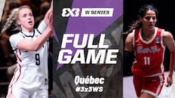 USA 🇺🇸 vs Puerto Rico 🇵🇷 | Full Pool Game | FIBA 3x3 Women's Series Québec Stop 2024