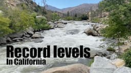 How much water can California take?  We went up the Kern River and looked at some of the waterways