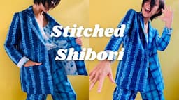 Stitched Shibori Tie Dye Technique