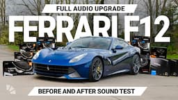 Ferrari F12 Audio Upgrade and Custom Subwoofer Installation