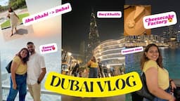 DUBAI VLOG: Day 1: Sunset at Burj Khalifa, Shopping at Dubai Mall, Cheesecake Factory, & more! 😍