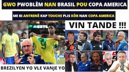 ATANSYON !!! GWO PWOBLÈM NAN BRASIL POU COPA AMERICA, TRIO VINICIUS JR,ENDRICK, RODRYGO ? SEZISMAN !