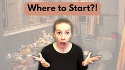 Where to START DECLUTTERING when OVERWHELMED! | 3 Easy Decluttering Tips