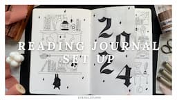 2024 Reading Journal Set Up Witchy Dark Academia