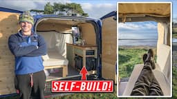 EPIC TINY VAN CONVERSION | FULL TOUR!! Fiat Doblo Vanlife Micro Campervan