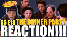 FIRST TIME WATCHING | SEINFELD S5 E13 "The Dinner Party" | REACTION!!! 😂