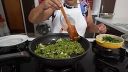 Making pea stuffed rotis - Matar Paratha, another stuffed great roti variation