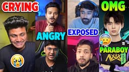 CRYING on Live..🥺 EXPOSED & ANGRY?🥵 PARABOY in Trouble!😱 Neyoo,Scout,8bit Thug,Bgmi,Mortal,Soul,GodL