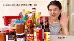 Asian sauces & condiments i use - soy sauces, chilli oil, gochujang, miso paste, & more! A guide?