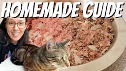 How to start feeding homemade cat food