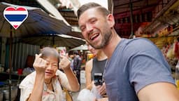 Street Food HEAVEN in Old Town BANGKOK’S Best Morning Market 🇹🇭 Trok Mor Morning Market