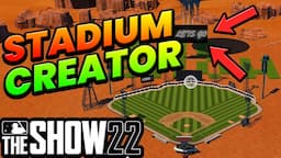 STADIUM CREATOR TIPS AND TRICKS FOR MLB THE SHOW 22! USE THESE TOOLS!