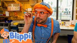 Blippi Plays with Light and Color | Vehicles For Children | Educational Videos For Kids