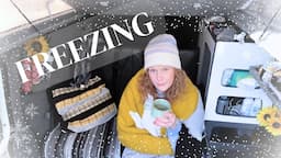 WINTER VANLIFE | HOW TO STAY WARM IN A CAMPERVAN @vanlifegoodies