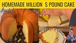 HOW TO MAKE A MILLION DOLLAR 💵 POUND CAKE 🍰#EricandTeresa #MillionDollarPoundCake #PoundCakeRecipe