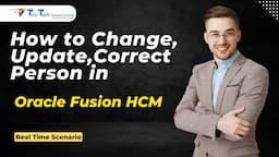 How to Change Person Number in Oracle Fusion HCM - Real Time Scenario