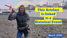 A forgotten Brass Tag takes me back to a Significant Historical Event. Mudlarking the Thames