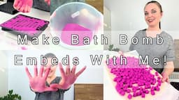 How we make 100's of embeds in bright colours for use within our bath bombs