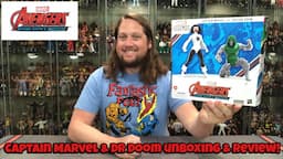 Captain Marvel & Dr Doom Marvel Legends Unboxing & Review!