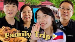 My Korean Family's First Trip Abroad✈️ Cebu, Philippines 🇵🇭