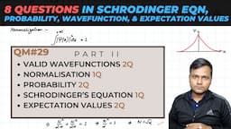 Problem Solving in QM -  Part II (Quick Revision for Competitive Exams)