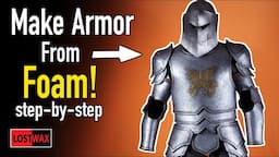 DIY Knight Armor Cosplay / How to Make a Foam Knight Armor Costume Using Hot Glue!