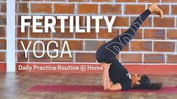 Free Online Yoga for Fertility  l Powerful Yoga Asanas for Boosting Fertility  l Preconceiving Yoga