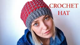 Crochet Hat / Beanie Fast and Easy great for beginners