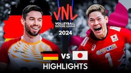 🇯🇵 JAPAN vs GERMANY 🇩🇪 | Highlights | Men's VNL 2024