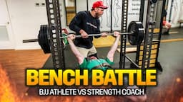 BJJ Athlete Vs Strength Coach Bench STAND OFF | PR’s , BJJ Strength Training & Pregnant Lifting Tips