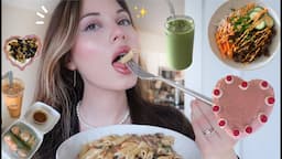 what i eat in a week 🍰 (busy + realistic) 🍵