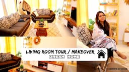 Extreme Living Room Tour || Dream Home || Entrance, Foyer , Dinning and Puja || Using 20 + DIYs ||