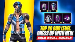 NEW GOLD ROYAL TOP 20 GOD LEVEL DRESS COMBINATION 🔥NO TOP UP DRESS COMBINATION 🤯MAD HYPER GAMING