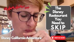 Disney Restaurant Review: Wine Country Trattoria | Disney California Adventure | Deni Sunderly