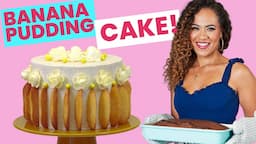 Delicious deconstructed BANANA PUDDING Mega CAKE! | How to Cake It With Yolanda Gampp