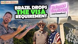 Brazil drops visa requirements for USA and Canada 🇧🇷| Americans free to enter until 2025 | CONFIRMED