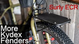 Kydex Bicycle Fenders for the Surly ECR - Part 2