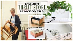 Thrift Store Finds ~ Home Decor on  Budget ~ Thrift Store Makeovers ~ Repurposed Home Decor ~