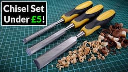 Equip 3 piece Woodworking Chisel Set from Home Bargains - Tool Review